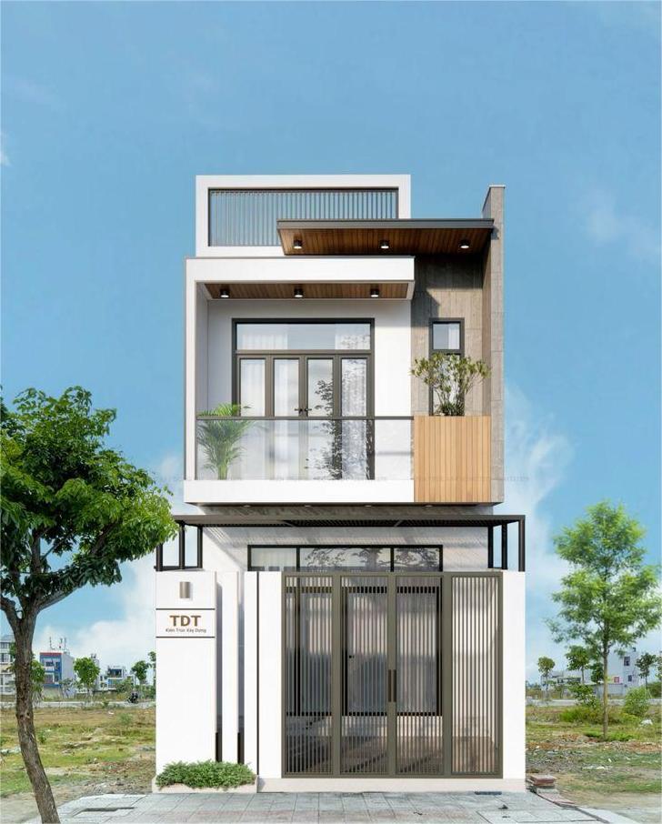 Thiết Kế Nhà Phố 2 Tầng Hiện Đại Tại Củ Chi