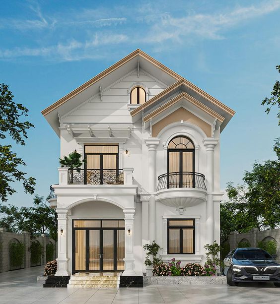 Thiết Kế Nhà Phố 2 Tầng Hiện Đại Tại Củ Chi
